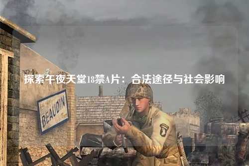 探索午夜天堂18禁A片：合法途径与社会影响