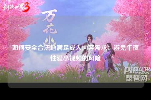 如何安全合法地满足成人内容需求：避免午夜性爱小视频的风险